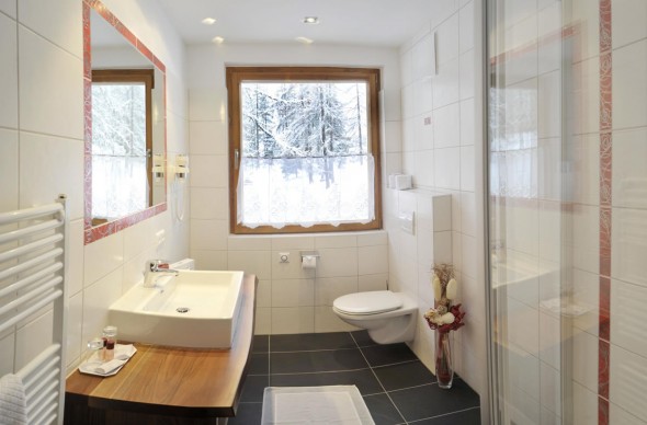 Badezimmer in der Junior Suite